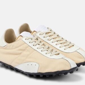 Maison Martin Margiela Cream and White Canvas Sneakers